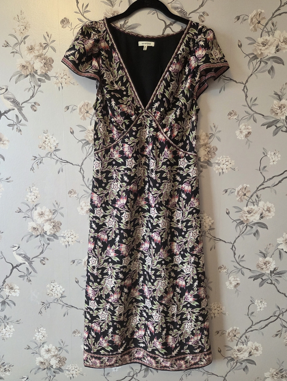 Max Studio | Floral Midi Dress | Size Medium